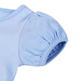 thumbnail image 7 of MZXELPRJD Girls Puff Short Sleeve Tops Kids Summer T Shirts Teens Crewneck Fashion Tees Toddler Solid Color Short Sleeve Round Neck Blouse, 7 of 7