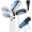 Blue (39-48 Inches/4-8 Ages), variant on XDriveMax 4 Pieces Kids Golf Club Set, Junior Hybrid & Putter Set for Ages 4-8 with Stand Bag, Right Handed, Orange