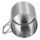thumbnail image 4 of Tazas De Café De Acero Inoxidable, Taza De Acero Inoxidable De Fácil Limpieza, Pequeña, Exquisita, Duradera, Segura Para Montañismo, Para Acampar Y Hacer Senderismo OTVIAP Stainless Steel Cup, 4 of 8