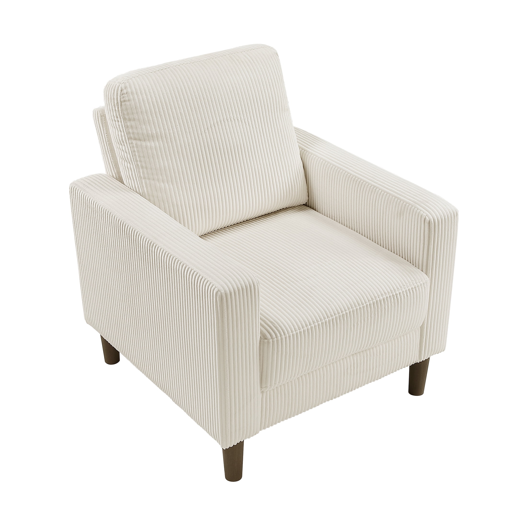 OakvillePark Mapleholt Corduroy Chair, Beige