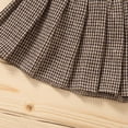 thumbnail image 6 of Coerni Toddler Baby Girls Skirt Set Turtleneck Knitwear Sweater Ribbed Tops And Plaid Pleated Skirt 2Pcs Outfits Set, 6 of 7
