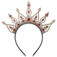 thumbnail image 1 of KAKOWELY Diadema única para mujer, diadema de corona, corona de reina, accesorio para fotos de festivales, tiara de cumpleaños para niñas, diadema elegante para fiesta, 1 of 5
