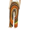thumbnail image 3 of Junzan Colorful Swirl Women'S Pajama Pants Drawstring Comfy Sleep Bottoms With Pockets, 3 of 9