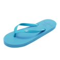 thumbnail image 2 of Women's Simple Flat Flip Flops Non-slip Soft Sole Casual Summer Beach Footwear Blue 35-36, 2 of 7
