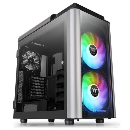Thermaltake Level 20 GT Motherboard Sync ARGB E-ATX Full Tower Gaming Computer Case with 2 200mm ARGB 5V Motherboard Sync RGB Fans + 140mm Black Rear Fan Pre-Installed