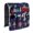 Robot and Dots Blue Pattern, variant on Robot and Dots Blue Pattern Armrest Organizer, Sofa Armrest Storage Caddy with 6 Pockets, Linen Textured Gifts for Family Friends,13x35in(33x89cm)