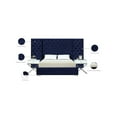 thumbnail image 2 of Grande Navy Velvet King Bed-Color:Navy Velvet,Style:Contemporary, 2 of 3