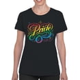 thumbnail image 2 of Vibrant Pride Celebration Art Women's T-shirt, 2 of 3