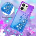 thumbnail image 4 of Funda para Xiaomi Redmi Note 13 4G Transparente con Brillos Carcasa Protectora Antigolpes con Glitter Brillante, 4 of 5