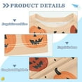 thumbnail image 2 of FORMRS Boys Rash Guard Short Sleeves Swim Shirt Quick Dry UPF 50+ Sun Protection, Sizes 3-12T, Colorful Halloween Pumpkin Pattern, 2 of 6