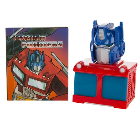 Transformers Toys G1 Optimus Prime Autobot Mini Kit Light Up Bust and Illustrated Book Small Gift Set By Running (Best Tops For Small Bust)