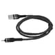 thumbnail image 5 of Cable de datos trenzado de mezclilla, cable de carga rápida de 3 A, cable de carga rápida, cable de carga de salida de alta intensidad, 5 of 9