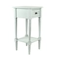 thumbnail image 5 of Decor Therapy Accent Table with Storage, Traditional Style, Sturdy Narrow End Table, Ice Blue (28" x 14" x 14"), 5 of 6