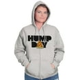 thumbnail image 4 of Pizza Hump Day Office Job Funny Work Zip Up Hoodie Men's Women's Brisco Brands S, 4 of 6