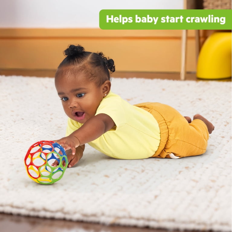 Oball Easy Grasp Classic Ball Baby Toy, Multicolor, Unisex, 4