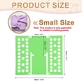 thumbnail image 2 of Shirt Folder Board, T-Shirt Clothes Folder Folding Board Foldable for Closet Wardrobe Drawer(Green, 18.9 x 15.7Inch), 2 of 7