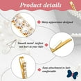 thumbnail image 3 of 15 Pieces Rhinestone Hair Clips Metal Rhinestone Hair Pins Clear Crystal Bobby Pins for Women Girls Luxury Rhinestone Hair Barrettes Bling Hair Pins Hair Accessories for Party Wedding Daily(Gold), 3 of 5