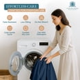 thumbnail image 4 of Casa Platino 600 TC 100% Cotton California King Bedding Sheets Set, Soft & Comfy, Sateen Weave, Fully Elasticized, Machine Wash - Estate Blue, 4 of 8