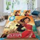 thumbnail image 2 of Elena de Avalor Conjunto de sábanas temático, trío de piezas, cómodo y amigable con la piel, diseño único, regalo de decoración para el hogar para familiares, amigos y fans, 90 cm * 190 cm, 2 of 6