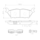thumbnail image 1 of Balatas Cerámicas F-150 2015 A 2019 Ford Tras BREMBO ., 1 of 4
