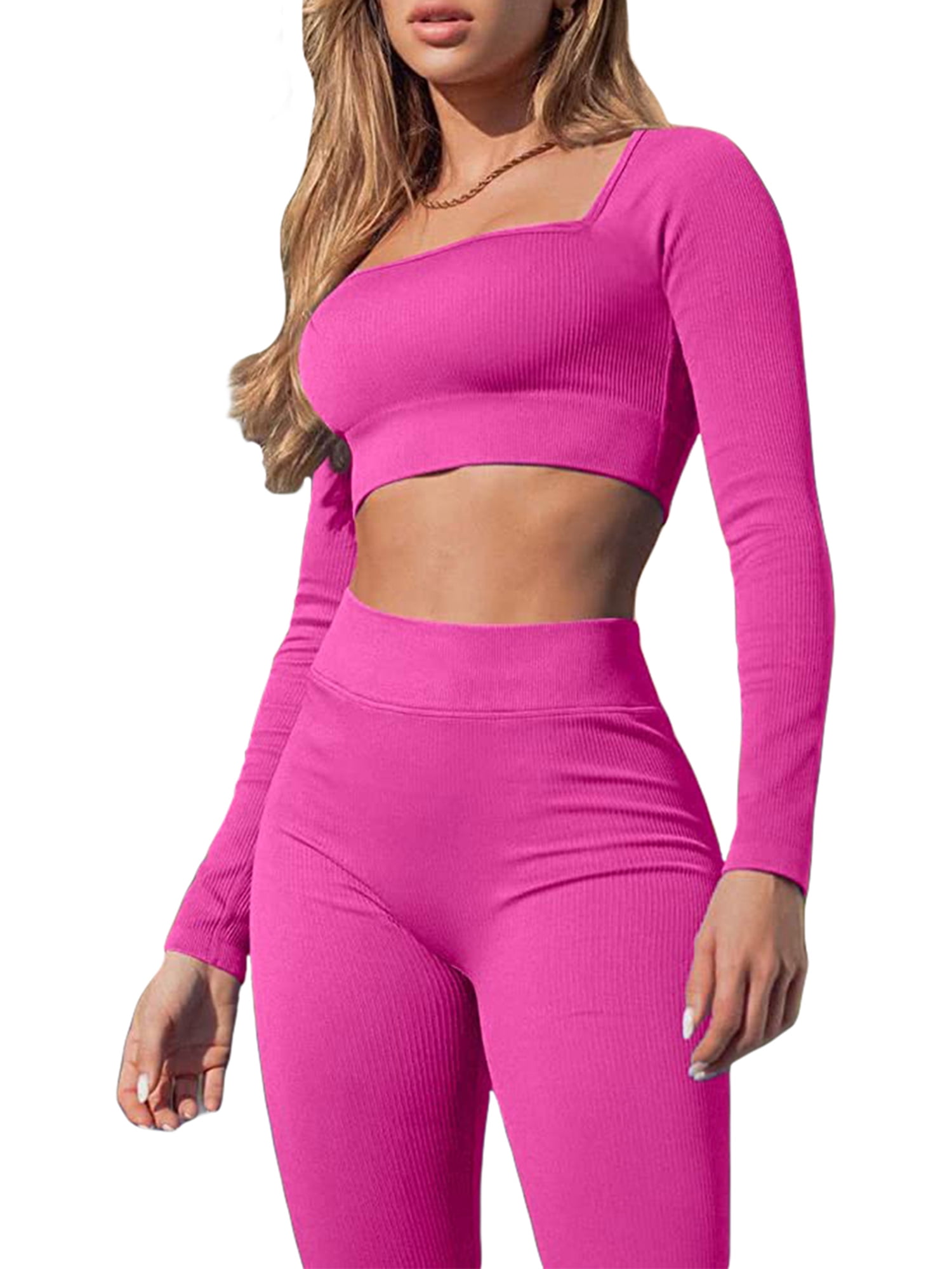 high waist legging with crop top