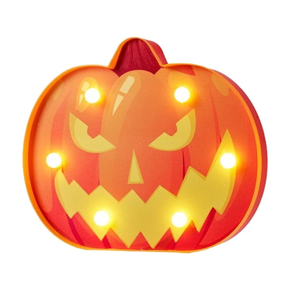 YingYouFu Halloween Tabletop LED Decorative Light, Battery Operated Festive Ornament Night Light, Decorative Light for Home Mantel, Desk, Shelf, Holiday Party Gift Decoration
