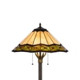 thumbnail image 2 of Dio 62 Inch Floor Lamp, Colorful Tiffany Style Stained Glass, Bronze Resin, 2 of 6