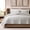 Frost Gray, variant on EVERGRACE Cotton Sateen Pick-Stitch Quilt Set Queen Size - 100% Cotton Lightweight Coverlet Bedding, Pre-Washed Oversized Bedspread, Breathable All-Season Quilt Set with 2 Shams, Parchment