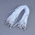 thumbnail image 3 of 100Pcs Elastic Ropes Elastic Barbed Cords Stretch Round String with Metal Barbs Barbed Fastener for Mask Making Book Binding Crafting (White), 3 of 6