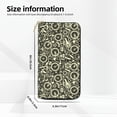 thumbnail image 2 of Leather Thin Slim Wallets for Women Men - Bike Fancy Pattern Clutch Card Wallet for Women Men with Zipper, 2 of 7