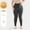 Dark Gray, variant on Sakmal Cotton Black Tights Women Footless Plus Size Leggings Winter Womens Tight