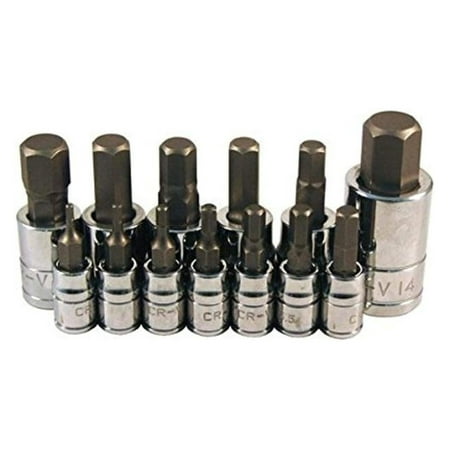 

Zazesaby Tools 13785 13-Piece Metric Hex Bit Socket Set