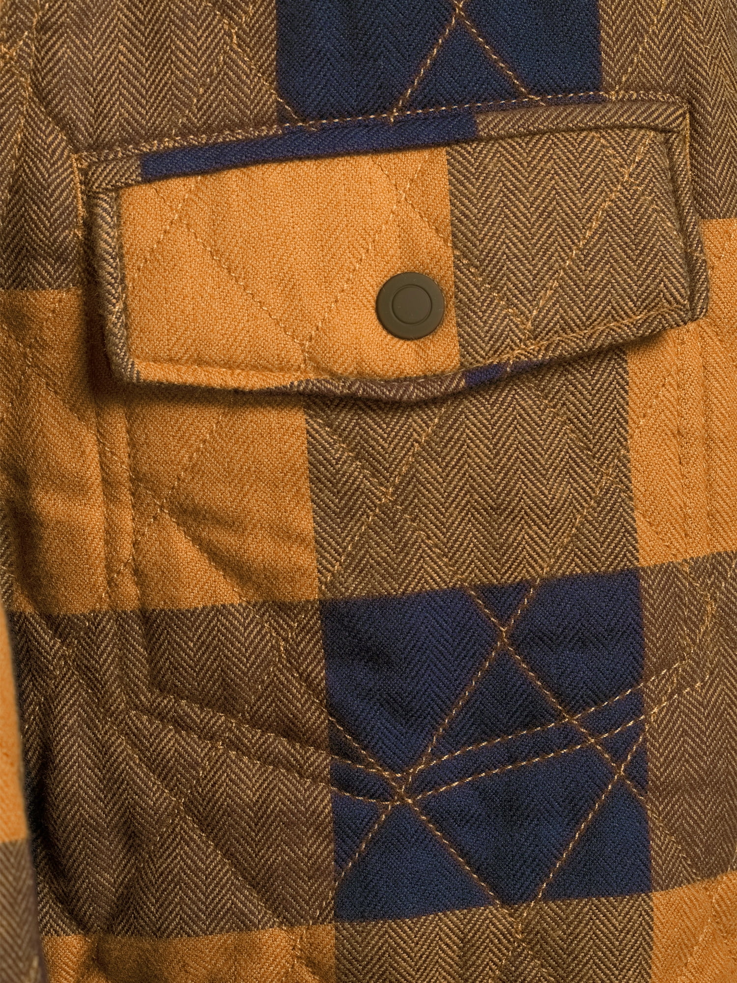 George Men's and Big Men's Shirt Jacket, Up to Size 5XL