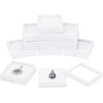 thumbnail image 6 of 24Pack Black Gemstone Display Box Diamond Show Case Container with Clear Top Lids for Gems Coins Jewelry Packing, 6 of 9