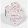 thumbnail image 2 of Inkdotpot Pack Of 50 Happy Retirement Favor Paper Tags Craft Real Rose Gold Foil Hang Tags, 2 of 6