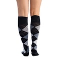thumbnail image 4 of EvoNation Patterns Classic Argyle 15-20 mmHg Compression Socks, 4 of 6