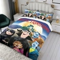thumbnail image 3 of Hotel Transylvania Conjunto de sábanas temático, trío de piezas, cómodo y amigable con la piel, diseño único, regalo de decoración para el hogar para familiares, amigos y fans,135cm *200cm, 3 of 6