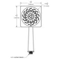 thumbnail image 5 of Speakman Kubos VS-5001-MB-E175 Exhilaration Hand Held Shower Head, 5 of 6