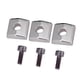 thumbnail image 3 of 3x tuerca de puente de trémolo para guitarra, bloque de sujeción y tornillos para piezas de guitarra eléctrica kusrkot Abrazadera de tuerca de bloqueo de guitarra, 3 of 5
