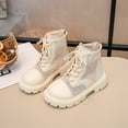 thumbnail image 2 of YMUQEIGH Children's Boots Kids Girls' Boots Outdoor Lace Up Boots Ankle Boots Short Toddler/Little Kids Boots Boys' boots, 2 of 7