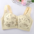 thumbnail image 3 of SCSAlgin Front Button Closure Bras for Older Women Convenient Lace Wireless Seamless Comfort Bra, 3 of 4