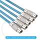 thumbnail image 4 of Cable de Llavero de Alambre de Acero Inoxidable de 3.5 Pulgadas, Azul, Paquete de 15, 4 of 6