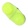 thumbnail image 3 of 40 Uds. De pesca de plástico, sonajero doble, cebo para morder, alarma, atractor de pesca en el mar, cuentas de campana, herramienta para peces, negro y verde, 3 of 12