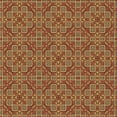 thumbnail image 1 of Ahgly Company Machine Washable Indoor Square Transitional Caramel Brown Area Rugs, 5' Square, 1 of 7