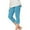 Blue, variant on Girls Yoga Pants with Rhinestone Trim Comfortable Stretchy Capris for Everyday Wear Casual School Outdoor Activities Spring Summer Fall Toddler Short Pants Girls Cat and Girls Leggings Smart