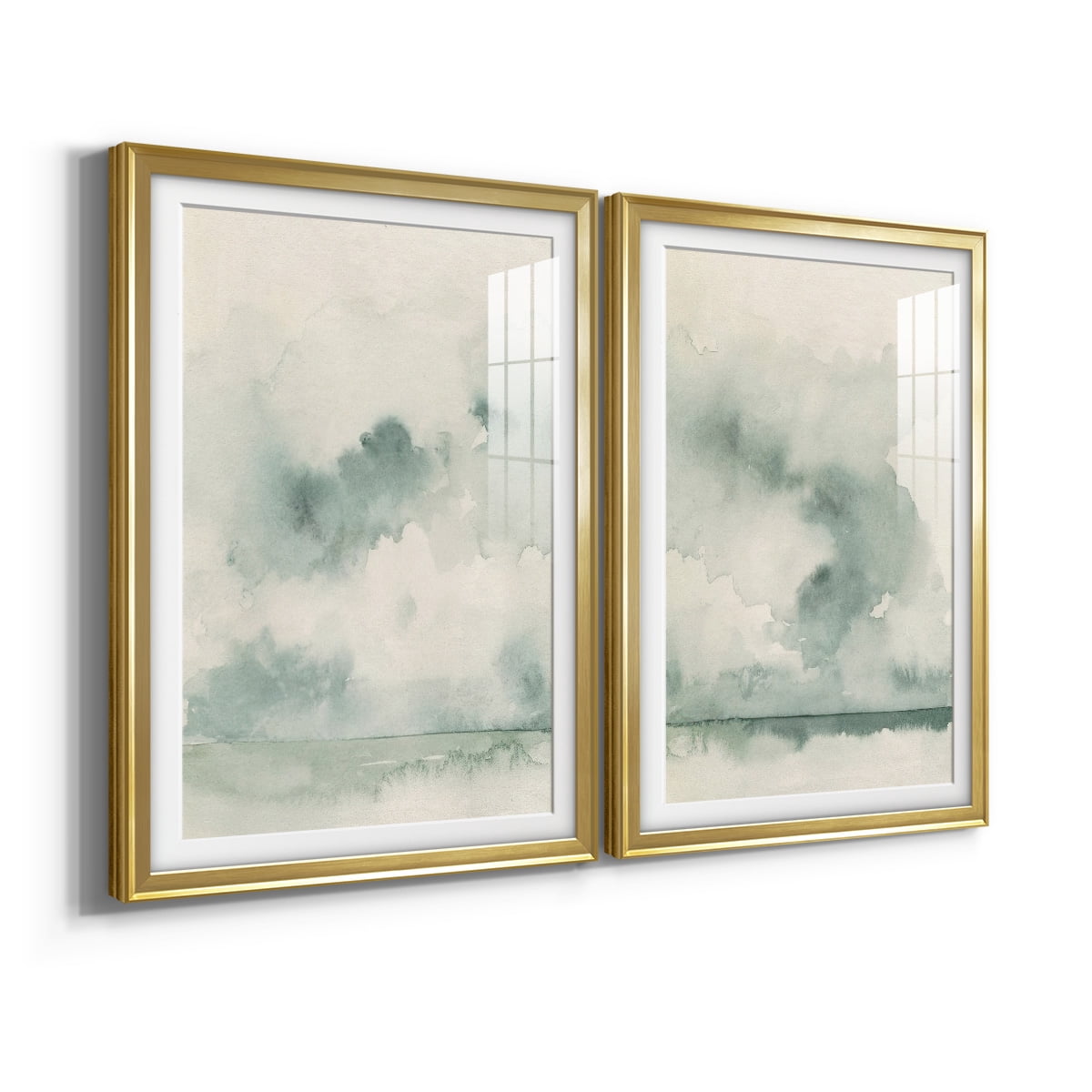 Wexford Home Ocean Impression I Premium Framed Print, 22.5" x 30.5" - Ready to Hang, Gold (Set of 2)