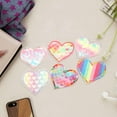thumbnail image 2 of Parche Bordado Apliques de Tela de Costura Etiqueta 6 Unids Rainbow Heart Style Diy Accesorios de Ropa Ecomeon no, 2 of 4