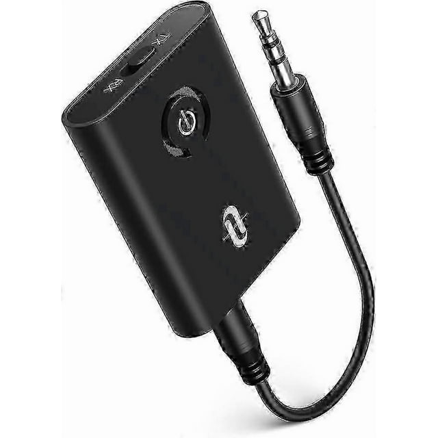 TaoTronics Bluetooth 5.0 Audio Transmitter & Receiver - 2-in-1 Wireless 3.5mm Adapter for TV, PC, Car