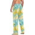 thumbnail image 6 of FREEAMG Lemon Cotton Pajama Pant for Men, Super Soft Lightweight Lounge Pajama Bottoms Drawstring Sleepwear Pant with 2 Pockets, 6 of 7
