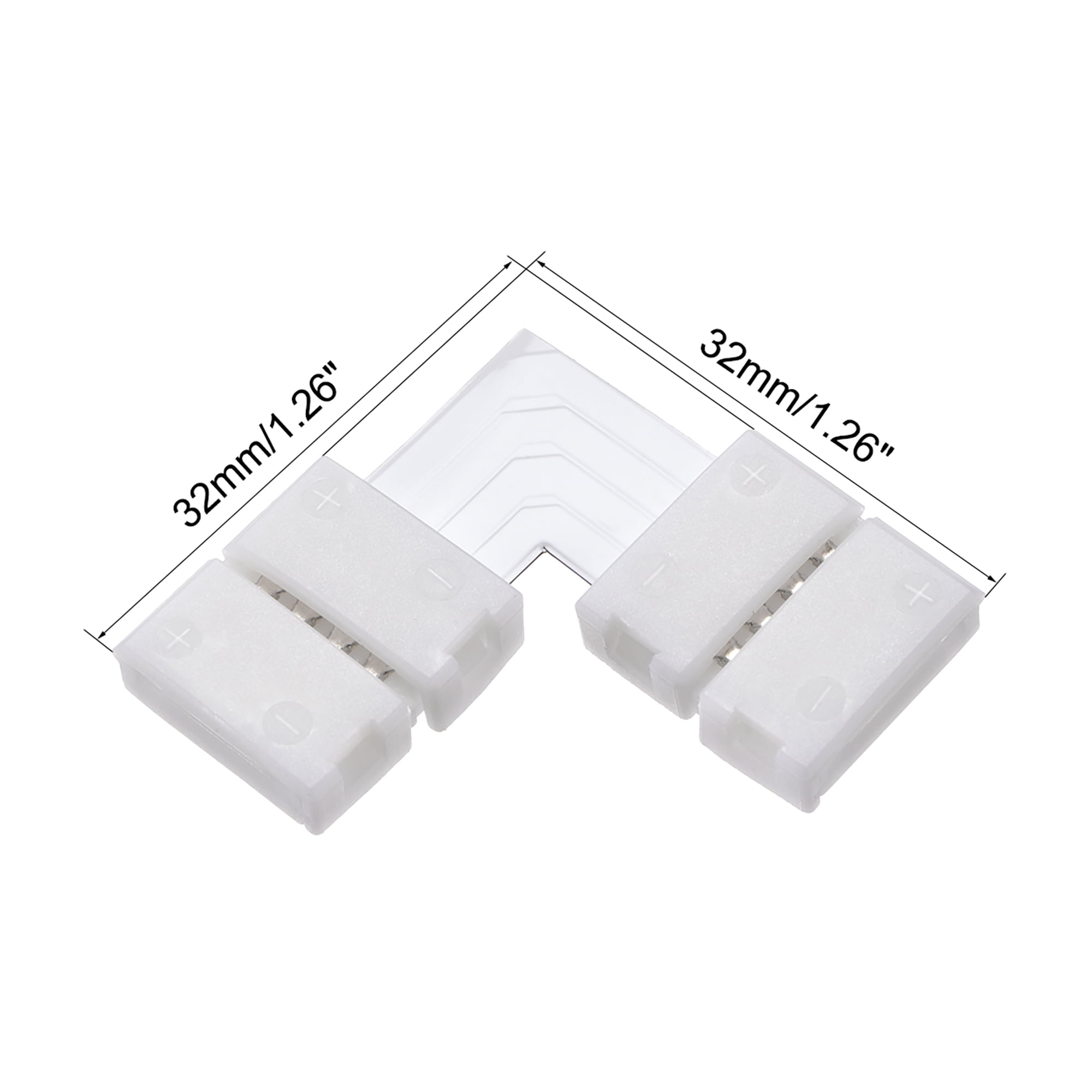 Ensemble de 40 connecteurs de bande LED, Kit RGB 5050 sans fil à 4
